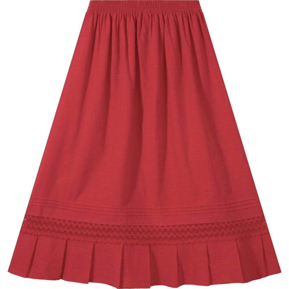 2842 Mexican Skirt Fiesta Theme Party Skirt Maxi Lace Traditional Dannce